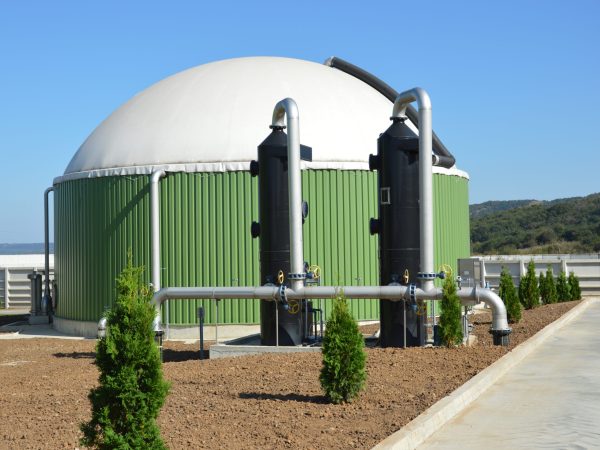 An anaerobic digester that helps turn waste into RNG